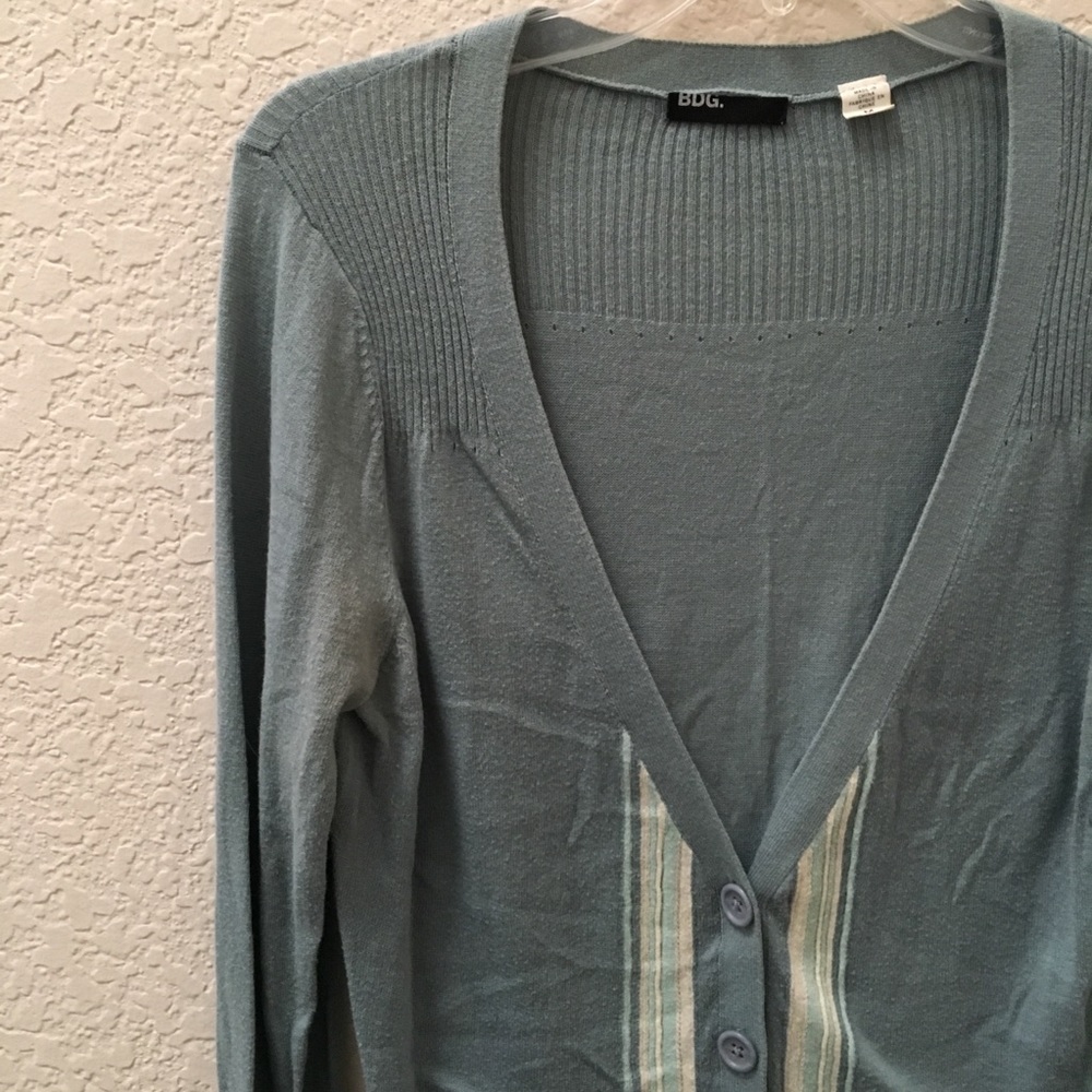 ⚡️2for$20⚡️Urban Outfitters Blue Cardigan - Picture 2 of 5